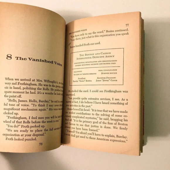 1961 The Case of the Roving Rolls A Brains Benton Mystery George Wyatt - Picture 16 of 16